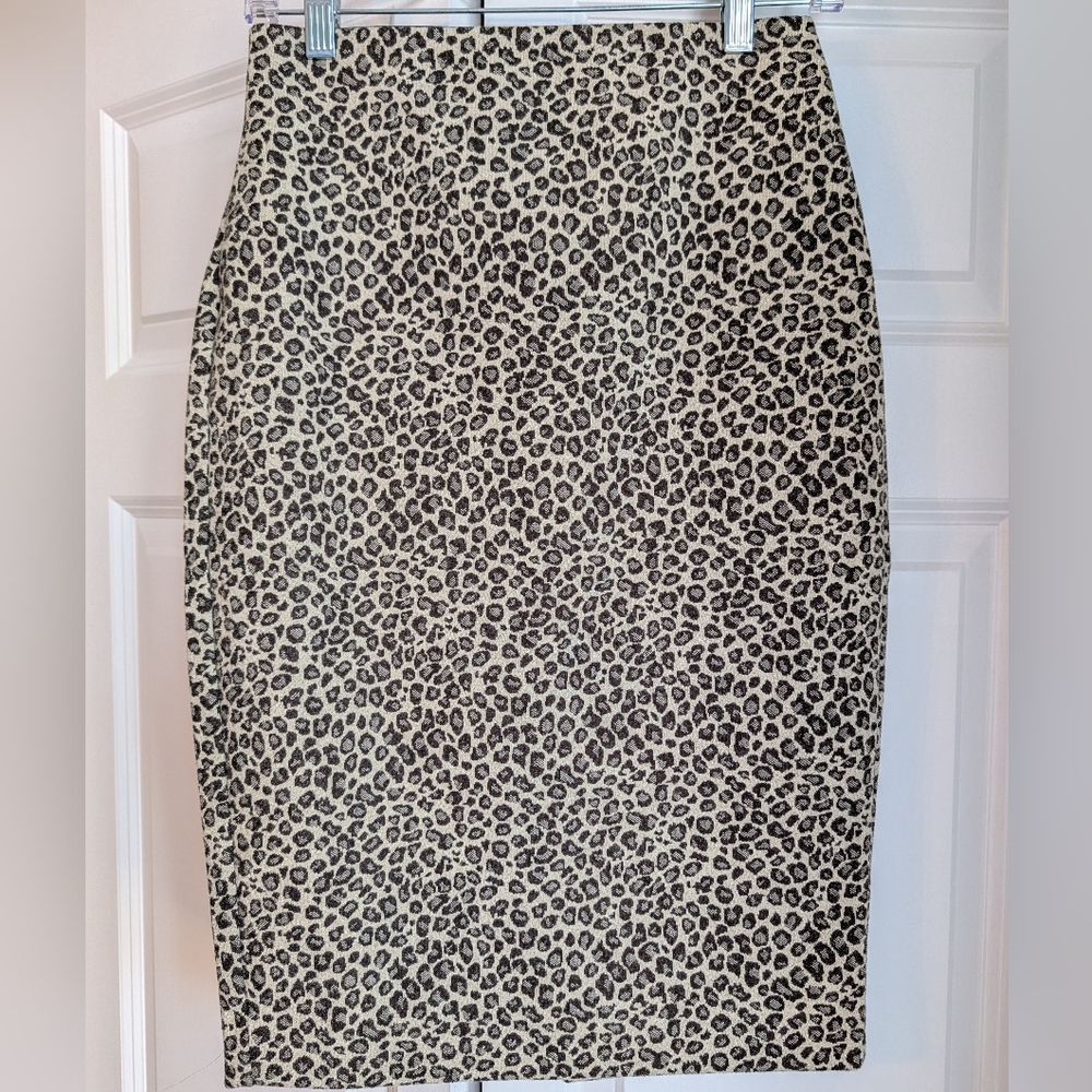 Express Animal Print Pencil Skirt